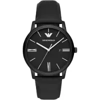 Emporio Armani Analogt ur sort / sølv