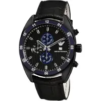 Giorgio Armani AR5916 ur. Quartz, sort. Herreur.