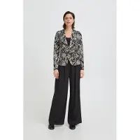 Ichi Blazer 'KATE' sort / hvid