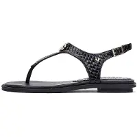 Martinelli Martinellitil kvinder. 1535-B006G Mazzini læder sandaler sort (38), Fast, 1-3 cm, Spænder, Casual