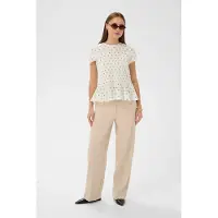 Soaked in luxury Bluse 'Amelie' sort / hvid