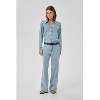 My Essential Wardrobe Bluse 'Linn Sofia 115' blue denim