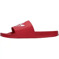Adidas Originals Pantoletter 'Adilette' rød / hvid