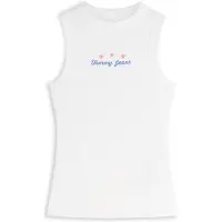 Tommy Hilfiger Overdel 'Logo Slim Tank' royalblå / melon / hvid
