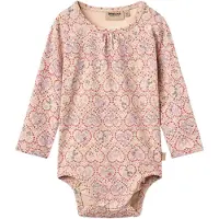 Wheat Body l/æ - Liv - Magenta Heart Flowers - - 68 - Body L/Æ