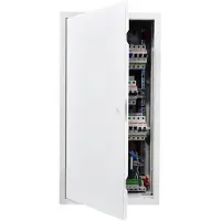 Vevor adgangspanel til gipsvægge, 64x34 cm adgangsdør i galvaniseret stål, letmonteret hængslet servicepanel med skruetrækkerlås, til lofts VVS og el, 32x62 cm udskæringsstørrelse hvid