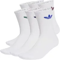 Adidas Originals Trefoil Cushion Crew Sokker, 6 Par, størrelse 37-39