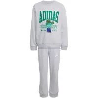 Adidas Træningsdragt 'x Minecraft' koboltblåt / aqua / grå-meleret / grøn