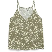 Vero Moda Overdel 'VMKORA' oliven / hvid