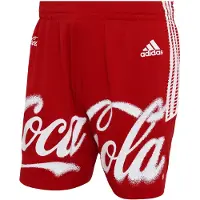 Adidas Bukser 'Coca Cola' rød / hvid