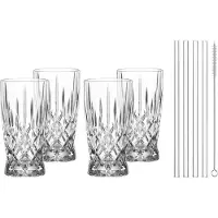 Nachtmann Natchmann Noblesse latte Macchiato glas + Sugerør 35 cl