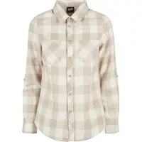 Urban Classics Bluse camel / hvid
