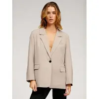 TeeShoppen Blazer ' Oversized ' grå
