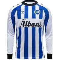 Hummel Odense Boldklub Hjemmebanetrøje 2026/27 Lange Ærmer - , størrelse Large