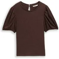 Tom Tailor DENIM Bluse mørkebrun