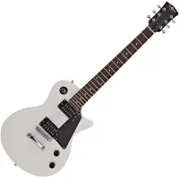 Gear4Music New Jersey elguitar fra hvid