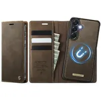 CASEME Samsung Galaxy A57 C49 2-i-1 aftagelig pungetui - MagSafe-kompatibel, RFID - Kaffe
