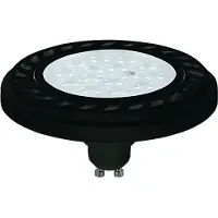 Nowodvorski Lighting Lens LED-pære 9213 sort 9W GU10 4000K ES111