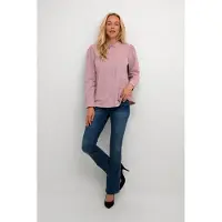 Cream Bluse 'Malinka' gammelrosa