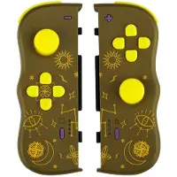 Lexip Twin Pads - Gamepad - trådløs - 2.4 GHz/Bluetooth - sort (pakke med 2) - for Nintendo Switch