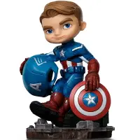 Iron Studios Kaptajn Amerika Avengers Infinity Saga Mini Co Minifigur 14 Cm