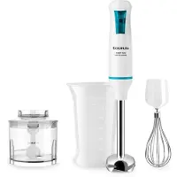 Taurus Robot 750 easy plus, Nedsænkning blender, 750 W, Blå, Hvid