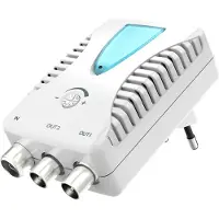 Hama 00205228, 40 - 862 GHz, 13 dB, Hvid, Coax, F, 160 g, 215 mm
