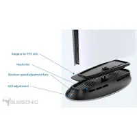 Subsonic Ikigarsinio aušinimo LED stovas – PS5/PS5 plonas
