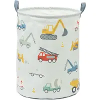 A Little Lovely Company Opbevaringskurv - 40x50 cm - Vehicles - - OneSize - Opbevaring