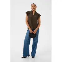 Kaffe Bluse 'Sonj' mokka