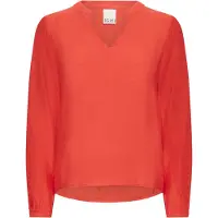 Ichi Bluse 'IHSabella' orangerød
