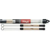 Stagg Telescopic Wire Brushes with Wooden Handles