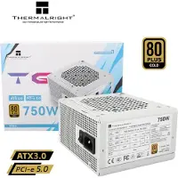 Thermalright TG S (Non-Modular) Hvid - Strømforsyning - 750 Watt - 120 mm - ATX 3.0 - 80 Plus Gold certified