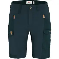 Fjällräven - Vandretøj dame - Nikka Shorts Curved W Dark Navy til Unisex - Størrelse M - Flåde