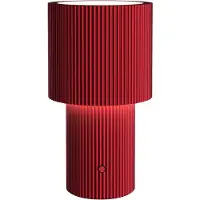 Herstal Iluma bordlampe portabel Rød