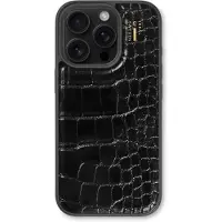 IDEAL OF SWEDEN Vegan Leather Case MagSafe iPhone 16 Pro Black Croco