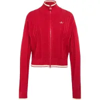 Adidas Cable Knit Firebird Sweatshirt Med Lynlås