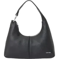 Calvin Klein Skuldertaske 'Slouchy Shoulder' sort