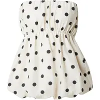 Topshop Overdel 'LINA' sort / hvid