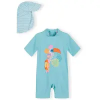 MINOTI UV-beskyttelse turkis / lysegrøn / mørkeorange / lys pink