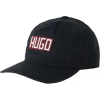 HUGO Hætte 'Moonstruck-SL' burgunder / sort / hvid