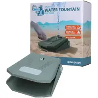 Coolpets Splash Water Fountain - Olivengrøn