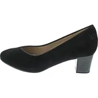 Caprice Pumps, black, made of Leather with Block heel, Size 37
