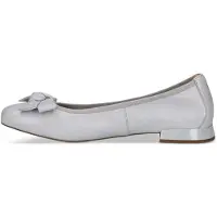Caprice Ballerina, blue, made of Leather with Trapeze heel, Size 42