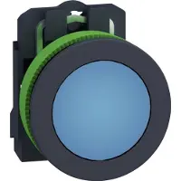 Schneider XB5F, Grå, XB5, IP66, IK03, Klasse II, 36,6 mm