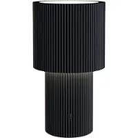 Herstal Iluma bordlampe portabel Jet black