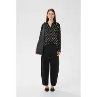 Inwear Bluse 'ZeemaIW' sort / uldhvid