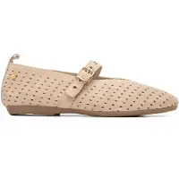 Carmela Carmelatil kvinder. 16314202-BEIGE Sko 163142 brun (36), Læder, Fast, Spænder, Casual, Klassisk