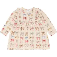Hust and Claire Kjolebody l/æ - HCKristi Big Bows - Kit - - 2 år (92) - Body L/Æ
