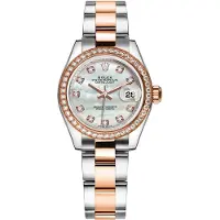 Rolex Dameur 279381RBR-0014 Lady-Datejust 28 Hvid/18 karat rosa guld